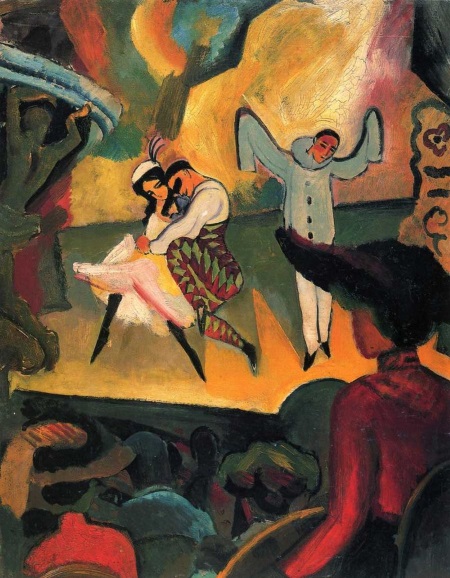 August Macke: Russisches Ballett 1 (1912)