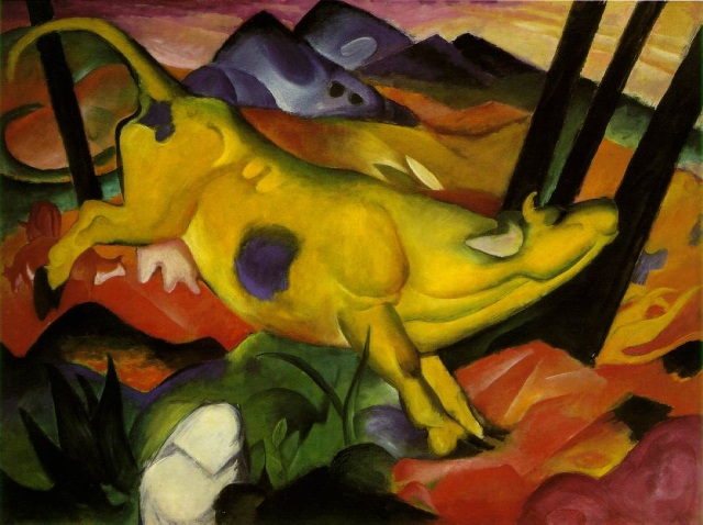 Franz Marc: Die gelbe Kuh, 1911, Solomon R. Guggenheim Museum, New York