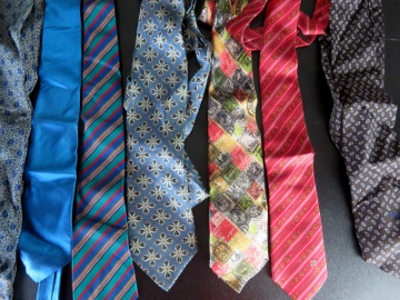 Verschiedene Krawatten